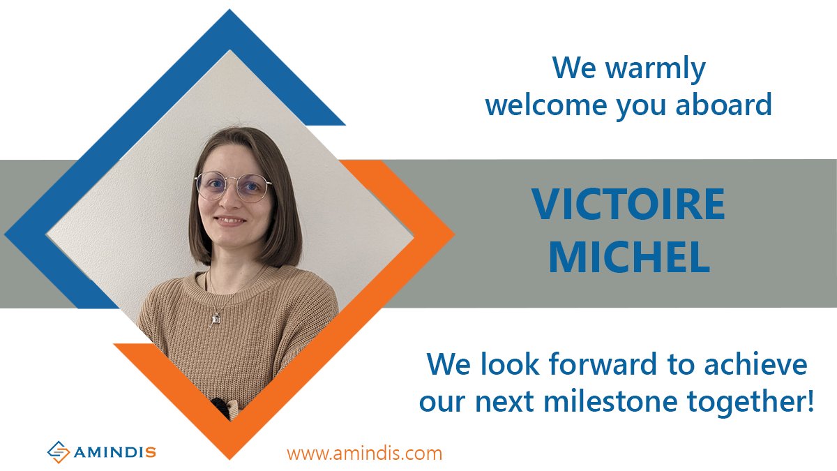AMINDIS is happy to welcome @Victoire Michel as our new Junior Analyst Developer to help us improve our #PortfolioManagement solution. We are thrilled to have her join our company!
#webdevelopper #welcomeaboard #Fintech #PortfolioManagement #hiring
amindis.com/careers