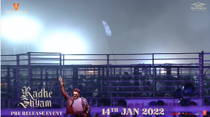 UV_Creations's tweet photo. The first-ever National Pre-Release Event of💥 #RadheShyam has just begun!

🔗 https://t.co/TK2hRxM0vb

#RadheShyamPrereleaseEvent
#Prabhas @hegdepooja @director_radhaa @TSeries @UV_Creations @GopiKrishnaMvs @AAFilmsIndia https://t.co/G1l2593V3Q