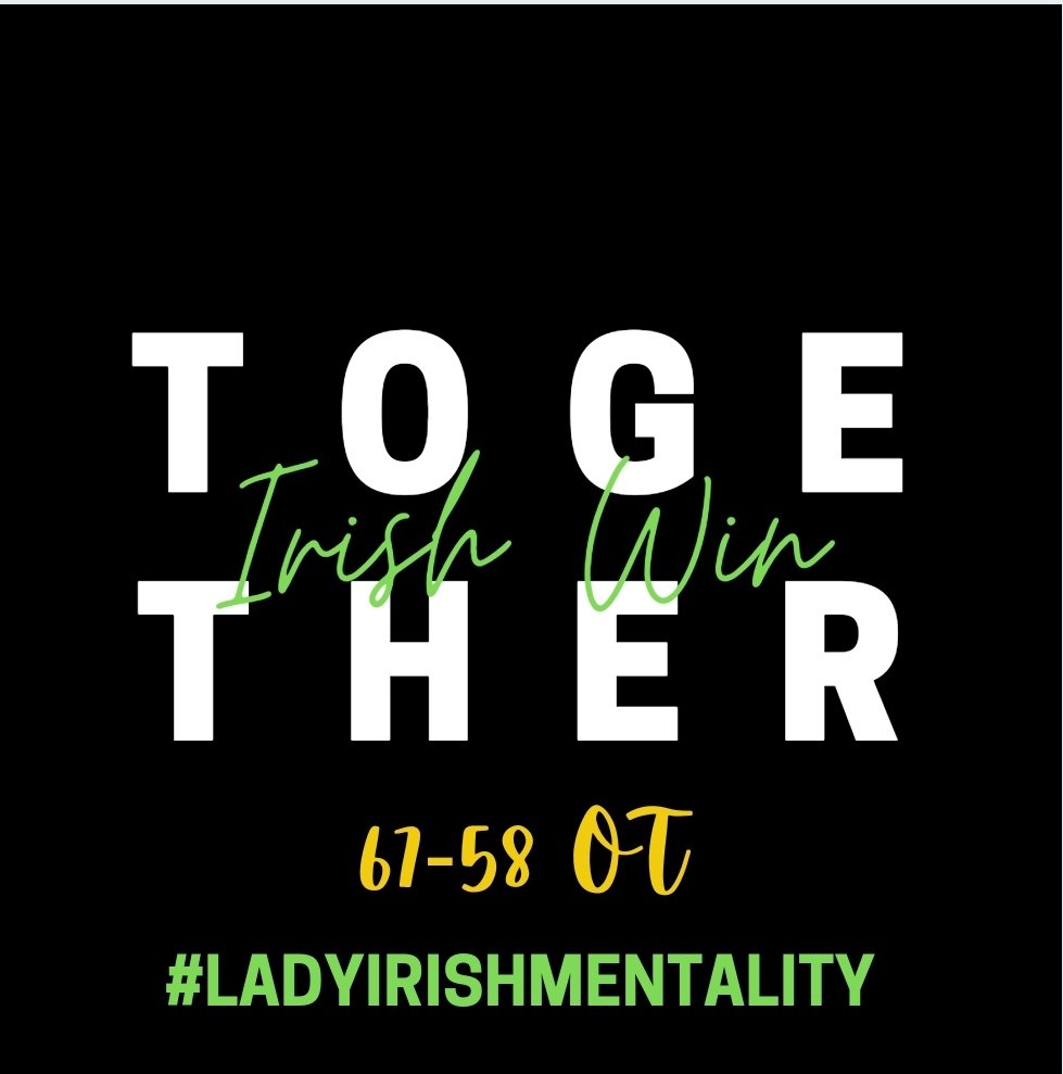 #LADYIRISHMENTALITY ☘🏀☘