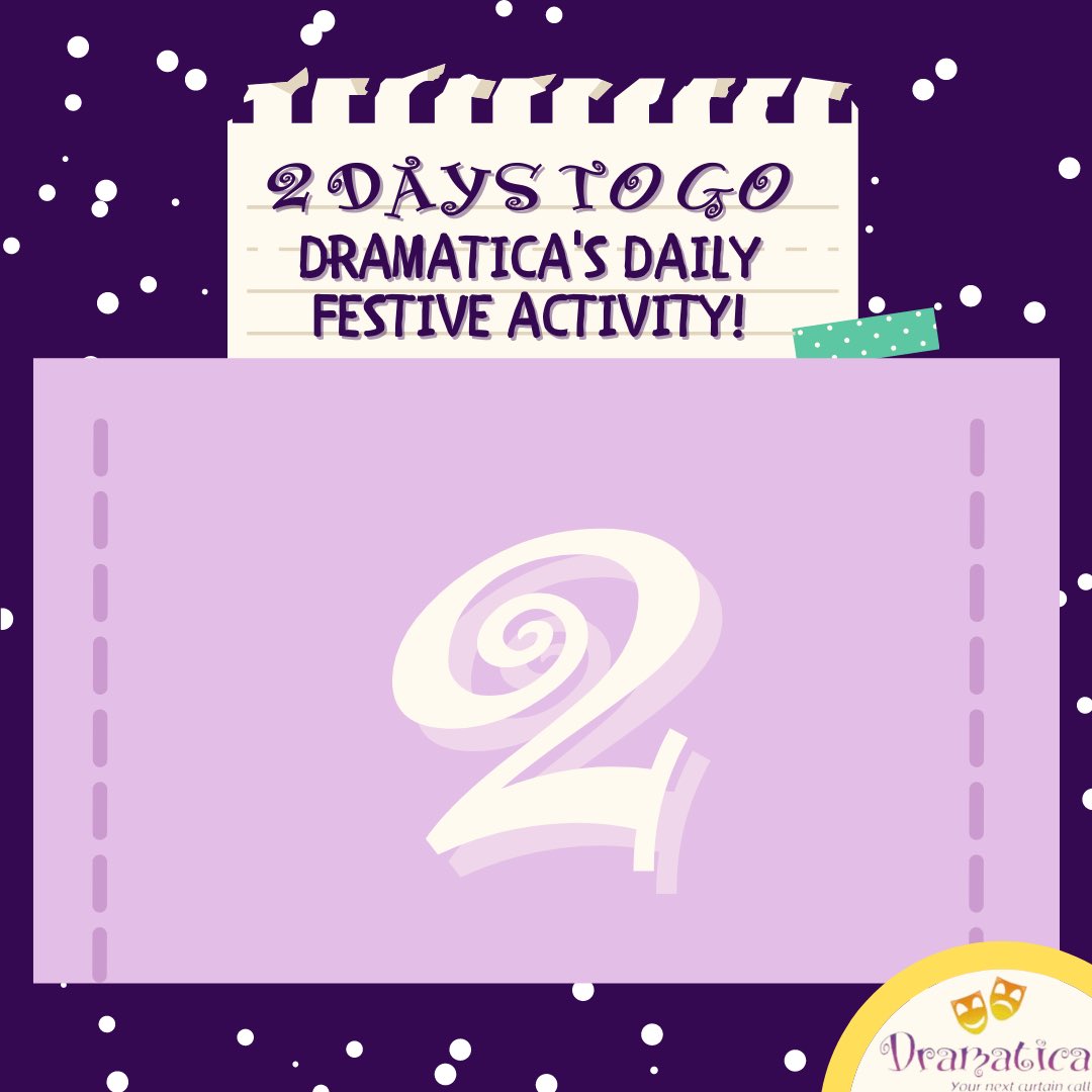 Dramaticaschool's tweet photo. 2 DAYS TO GO! ☃️

At Dramatica, we have used our creative skills to create online shows! Watch Kaboom online today 👇💻

https://t.co/5WhfP1MCiX

#theatreschool #festivecountdown #theatreactivities ⭐️ https://t.co/PZ5Jum6yAD
