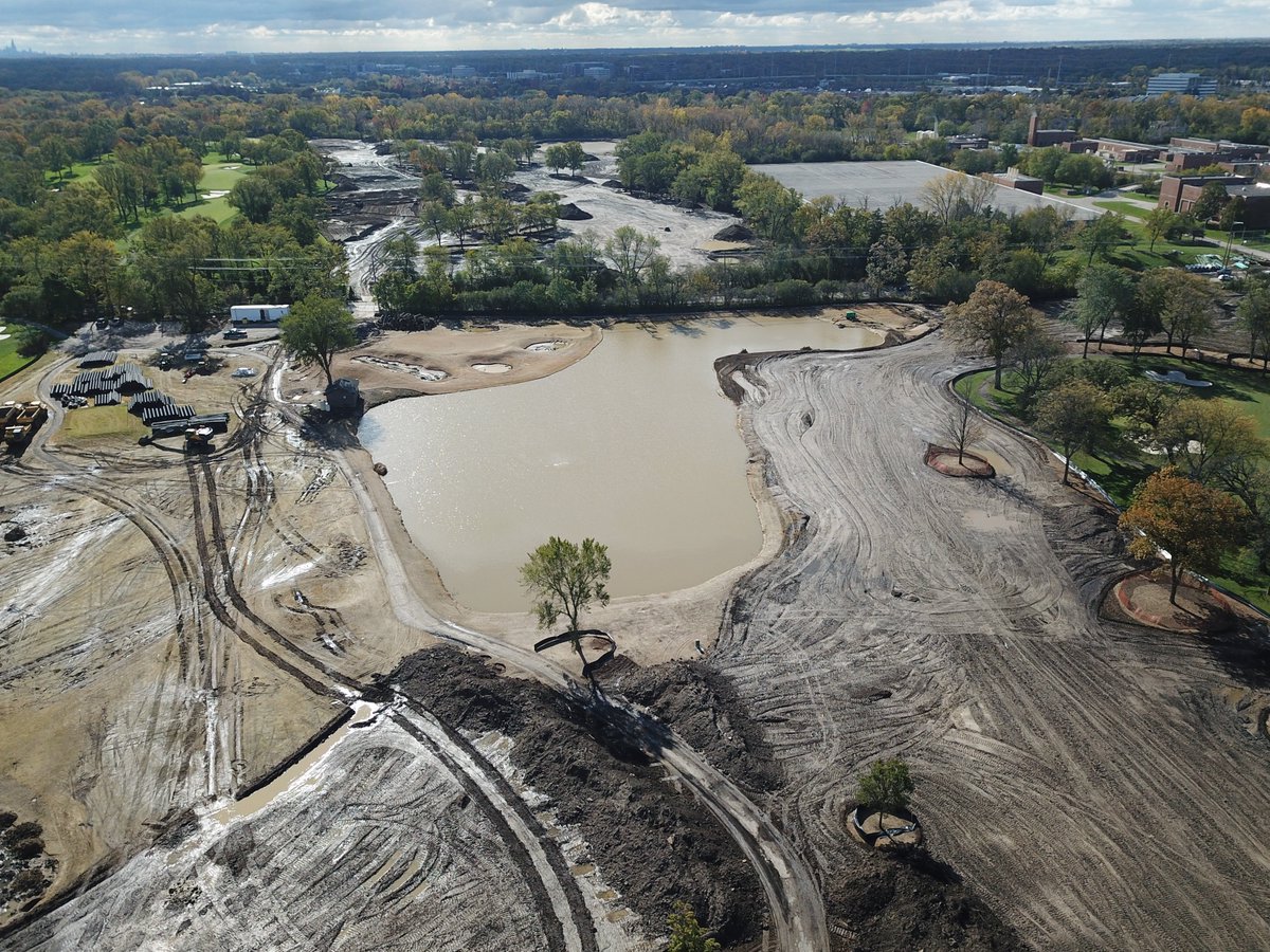 Golf course construction projects are by far my favorite ones, but you can't underestimate how sloppy they can get with a little bit of rain.