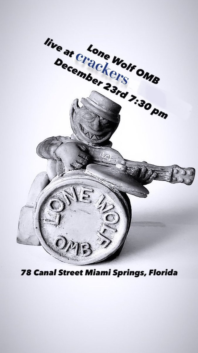 BurgerBeast's tweet photo. I’m all about the blues, so @LONEWOLFomb will be performing live at @EatAtCrackers TONIGHT! Plus, Fish Fry-Day has been moved up one day since we’re closed tomorrow! https://t.co/6DEm1WnKQa