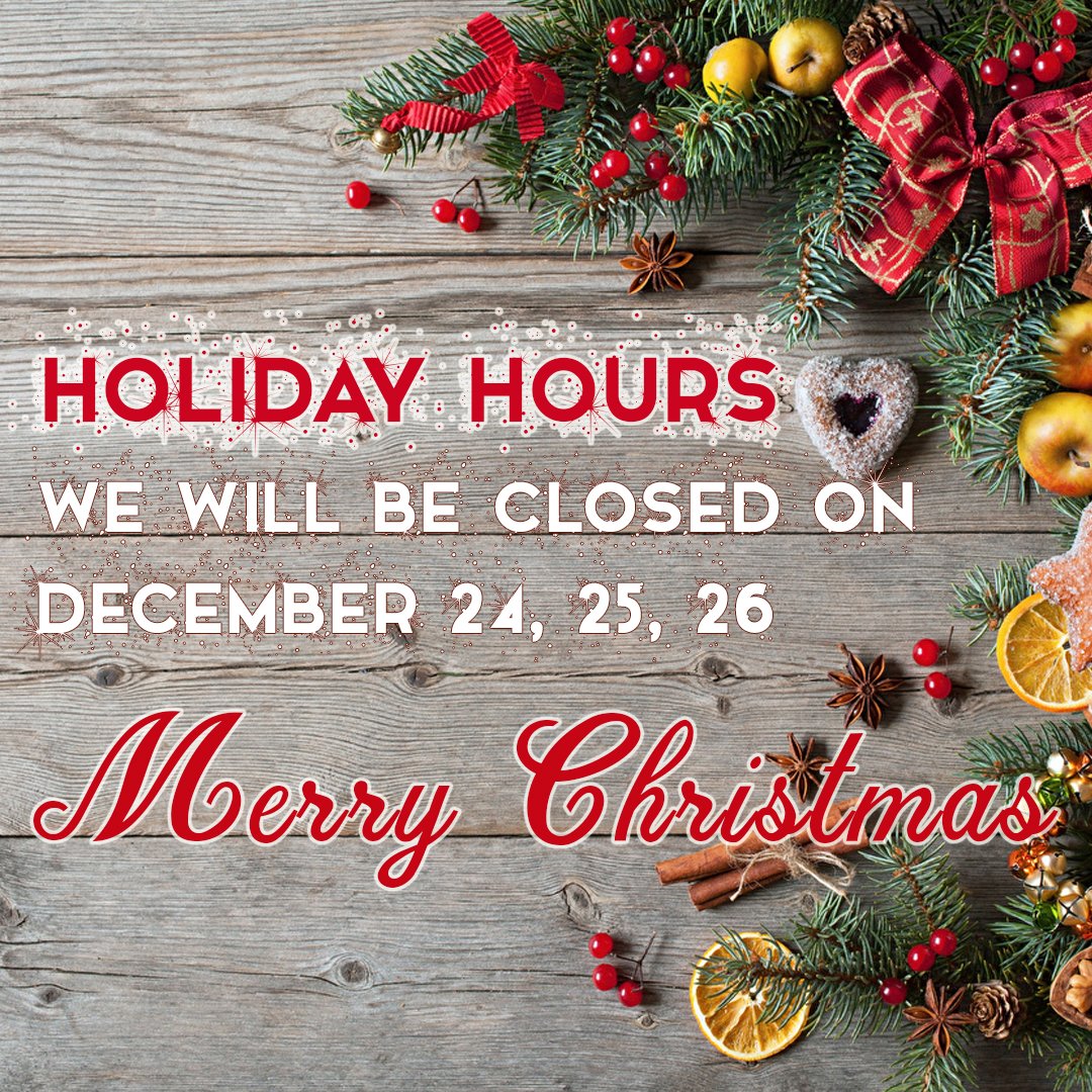 DimitraDesigns's tweet image. 🎄 We will be closed December 24 to 26. Other days will operate as normal. MERRY CHRISTMAS form us to you! 😘 #dimitradesigns #christmas2021 #holidayhours #wedding2022 #bridalstore #weddingdresses #prom2k22 #prom2022