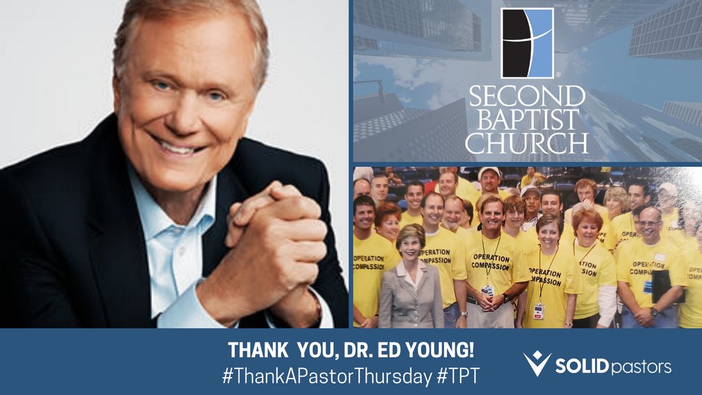 gregsligon's tweet photo. It's #thankapastorthursday! Today I want to thank Dr. Ed Young who exemplifies BIG vision &amp; BOLD faith. William Carey said, "Expect great things from God, Attempt great things For God."  Dr. Young models this more than anyone I have met. #solidpastors #forpastors #tpt #DrEdYoung https://t.co/9Ip73GDKg3