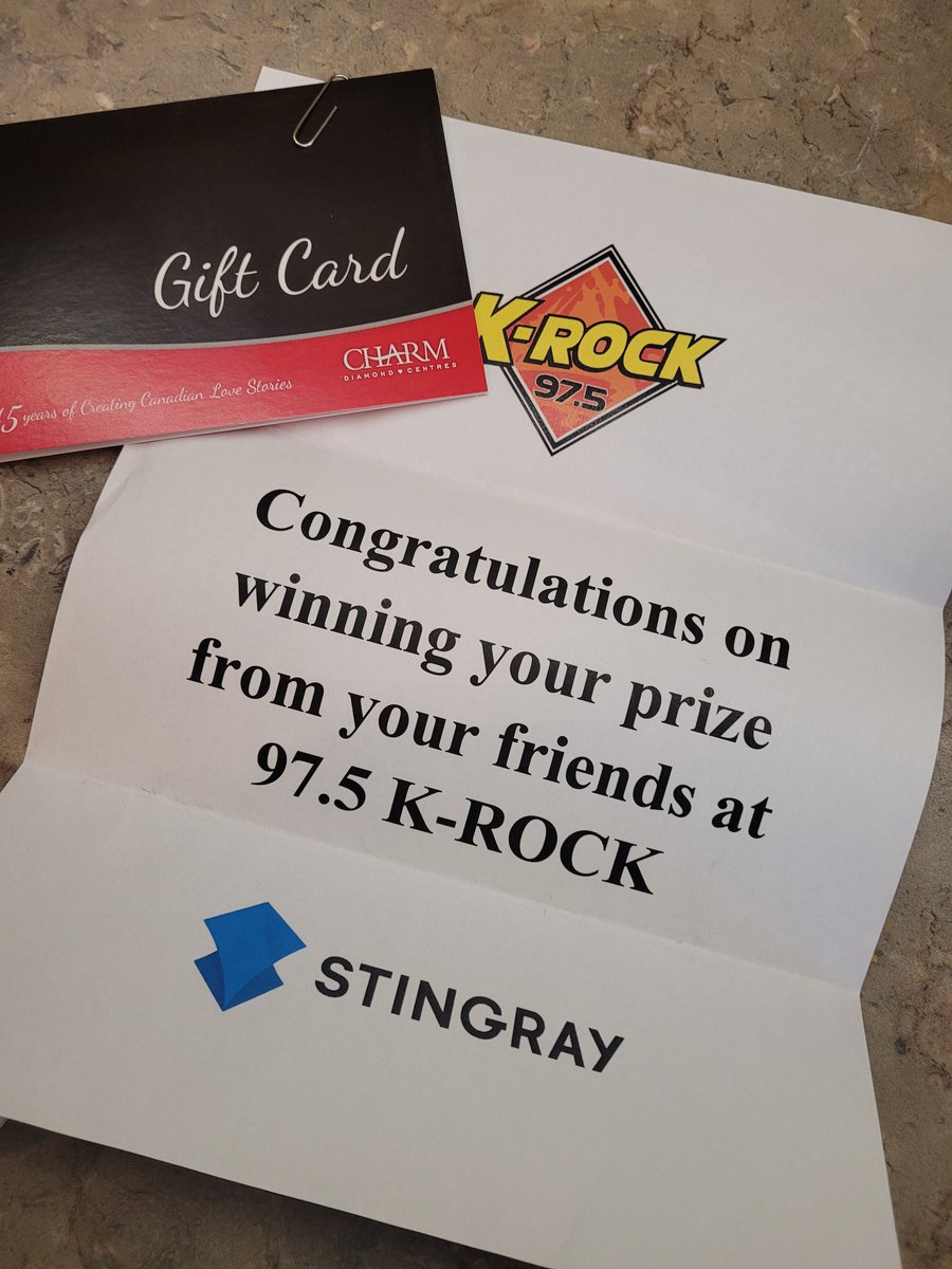 Bys...I'm still in awe that I won this! Thanks <a href="/975krock/">975krock</a> and <a href="/CharmDiamonds/">Charm Diamonds</a>! #yesby #lucky #krockrocks