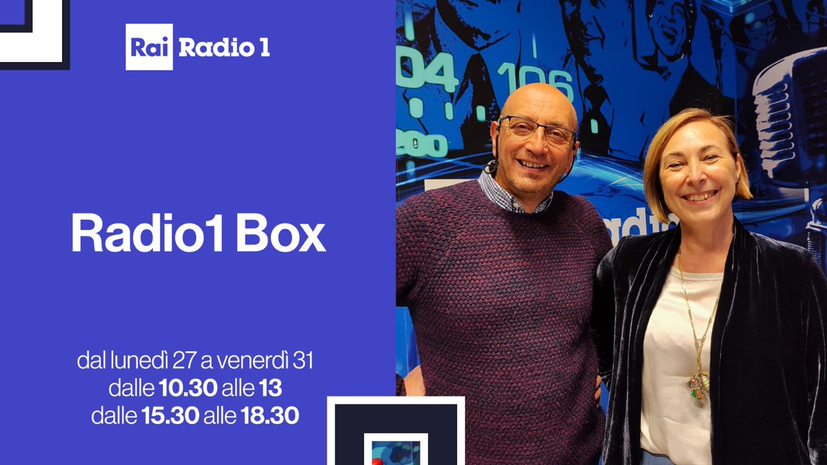 Radio1Rai's tweet photo. 🎄 Tra #Natale e #Capodanno, #Radio1 sarà sempre al vostro fianco: lunedì #27dicembre parte #Radio1Box con Anna Maria Caresta e @vitociox. 
In primo piano #notizie, buona #musica e voce ai protagonisti delle piccole e grandi storie del nostro tempo 👉 https://t.co/N6Kb40zw6z https://t.co/Vha0vEDliL