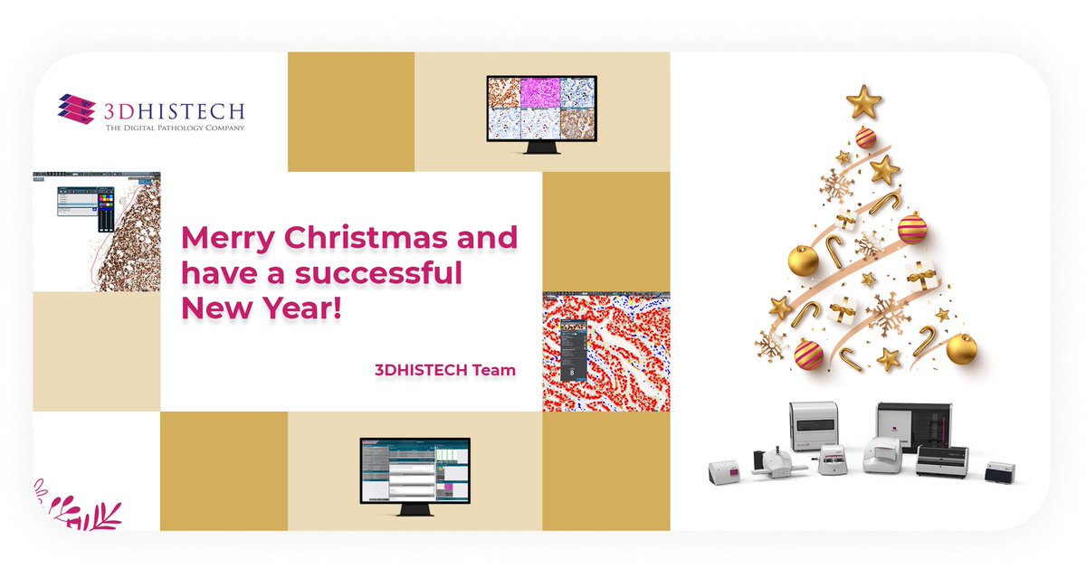 3DHISTECH_LTD's tweet photo. 3DHISTECH Wishing you Blessed, Peaceful Holidays and Happy New Year Filled with Health and Promise! We are looking forward to keeping things rolling in 2022. 🎄🎉🥳#digitalpathology #pathology #3DHISTECH https://t.co/ciGke8pRX1
