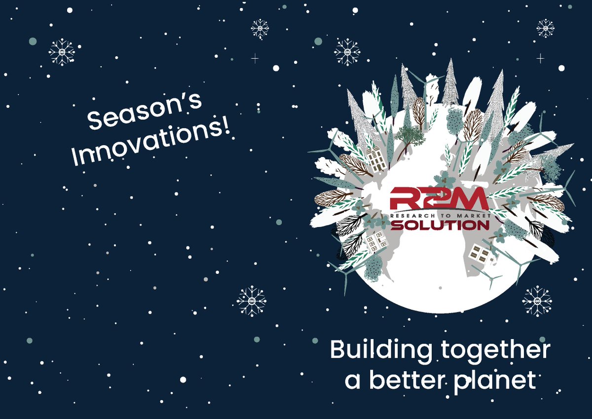 🎄🎁☃️❄️ Season's Innovations - We wish you all a Merry, healthy and safe Christmas. Looking forward to continue working with you in 2022 to develop those innovations that will make our planet a better place to live in.