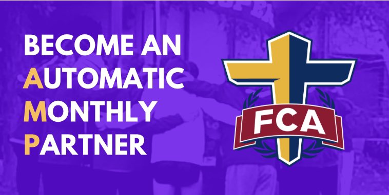 Looking for a few more to be a part of the team if you are feeling led to give at the end of this year. Would love to have you a part of what God is doing in this ministry. 

Options for giving amounts can be found here:  my.fca.org/natelewis