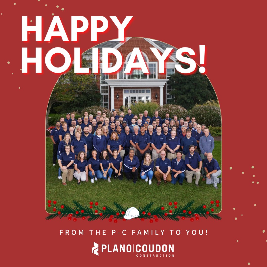 The Plano-Coudon team wishes you peace, joy, and prosperity throughout the holiday season and coming year. We thank you for your continued support and partnership and look forward to working with you in the years to come!

#HappyHolidays #YourVisionOurMission