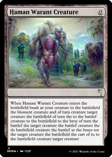 Haman Warant Creature