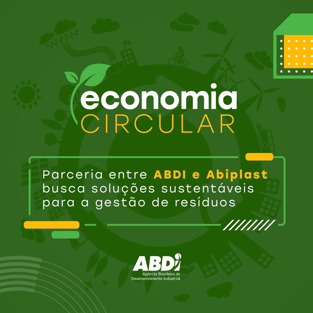 abdi_digital's tweet photo. #TBTech 📌

🔄A ABDI, em parceria com a #Abiplast, desenvolve um projeto de #EconomiaCircular.

♻ 🇧🇷 No Brasil, estima-se que a taxa de reciclagem não chega a 25%. Vamos repensar o modelo das cidades brasileiras?

#ABDI #Economia #LogísticaReversa #RetrospectivaABDI https://t.co/B5Idag4weE