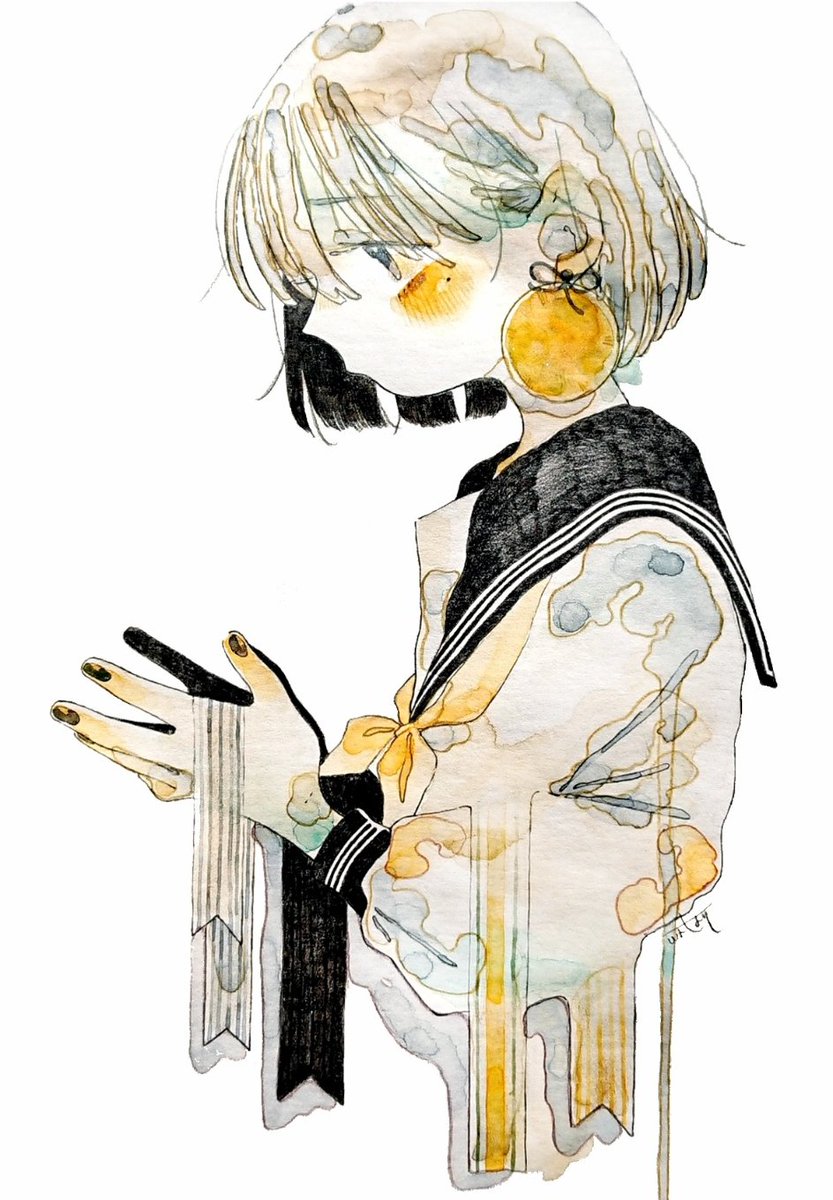 「夜に仕舞う、 」|watariのイラスト