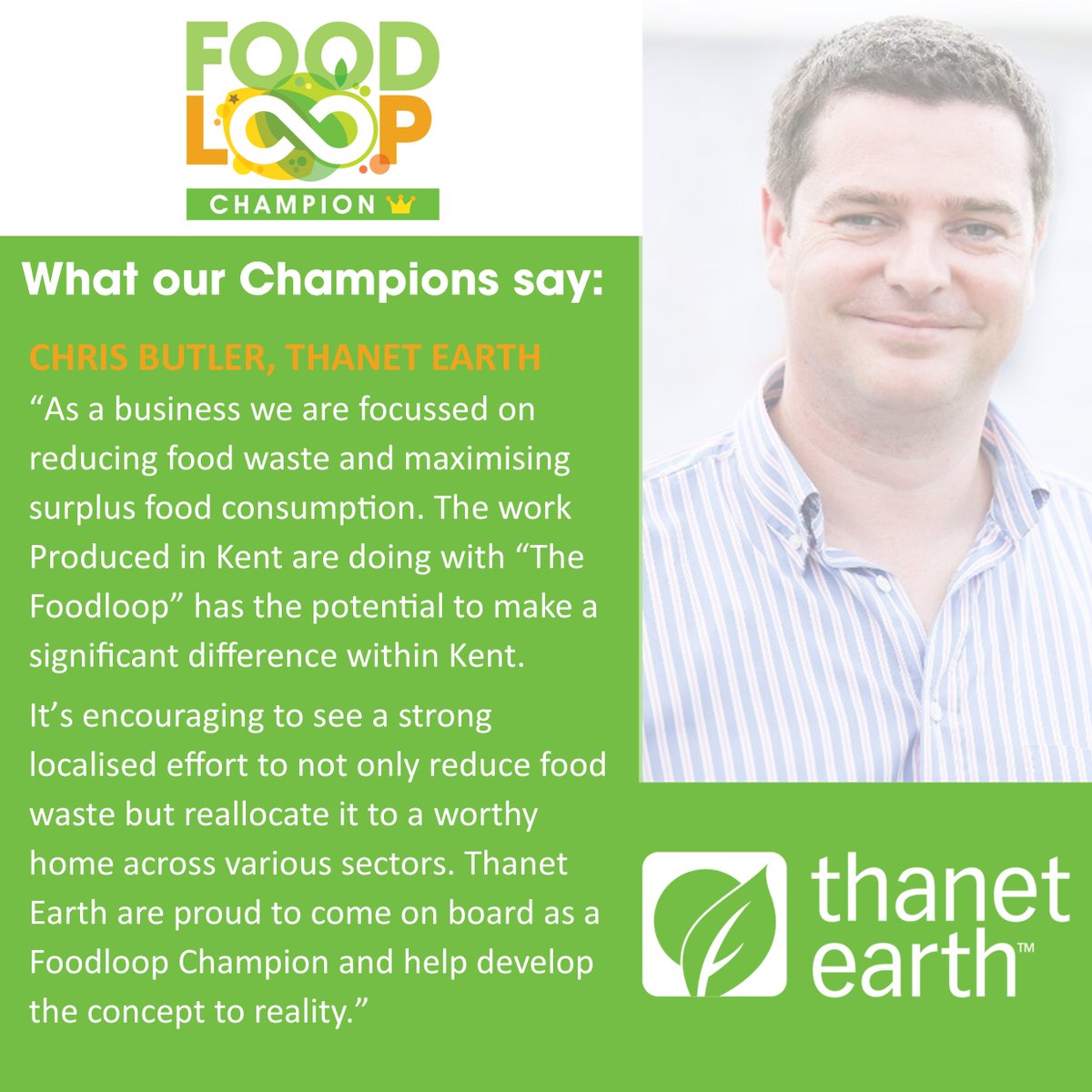 Produced in Kent Ltd (@producedinkent) on Twitter photo Why should your business donate to FoodLoop?
Here's what Chris Butler from <a href="/thanetearth/">Thanet Earth</a> our newest FoodLoop champions says...
Learn how you can become a FoodLoop Champion too: producedinkent.co.uk/news/could-you…
Businesses can also sign up to the App pilot. #foodloop #lovefoodhatewaste Why should your business donate to FoodLoop?
Here's what Chris Butler from <a href="/thanetearth/">Thanet Earth</a> our newest FoodLoop champions says...
Learn how you can become a FoodLoop Champion too: producedinkent.co.uk/news/could-you…
Businesses can also sign up to the App pilot. #foodloop #lovefoodhatewaste