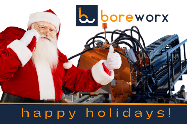 boreworx's tweet photo. Santa hopes you dig your holidays this year! #boreworx #hdd #holidays2021 https://t.co/HGQllBxrhH