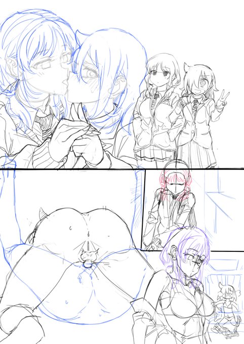 Skeb描いてます!✍️
久しぶりのゆりもこです!まだ全然ラフですがこんな感じで…
ちなみにもこっちはふたなりでのご依頼です😊✨ 