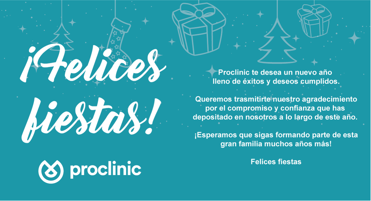 Proclinic_SA's tweet photo. Proclinic te desea un nuevo año lleno de éxitos y deseos cumplidos.🌟

Queremos trasmitirte nuestro agradecimiento por el compromiso y confianza que has depositado en nosotros. 💙

¡Esperamos que sigas formando parte de esta gran familia muchos años más!

🌟Felices fiestas🌟 https://t.co/RNBFn7sEai