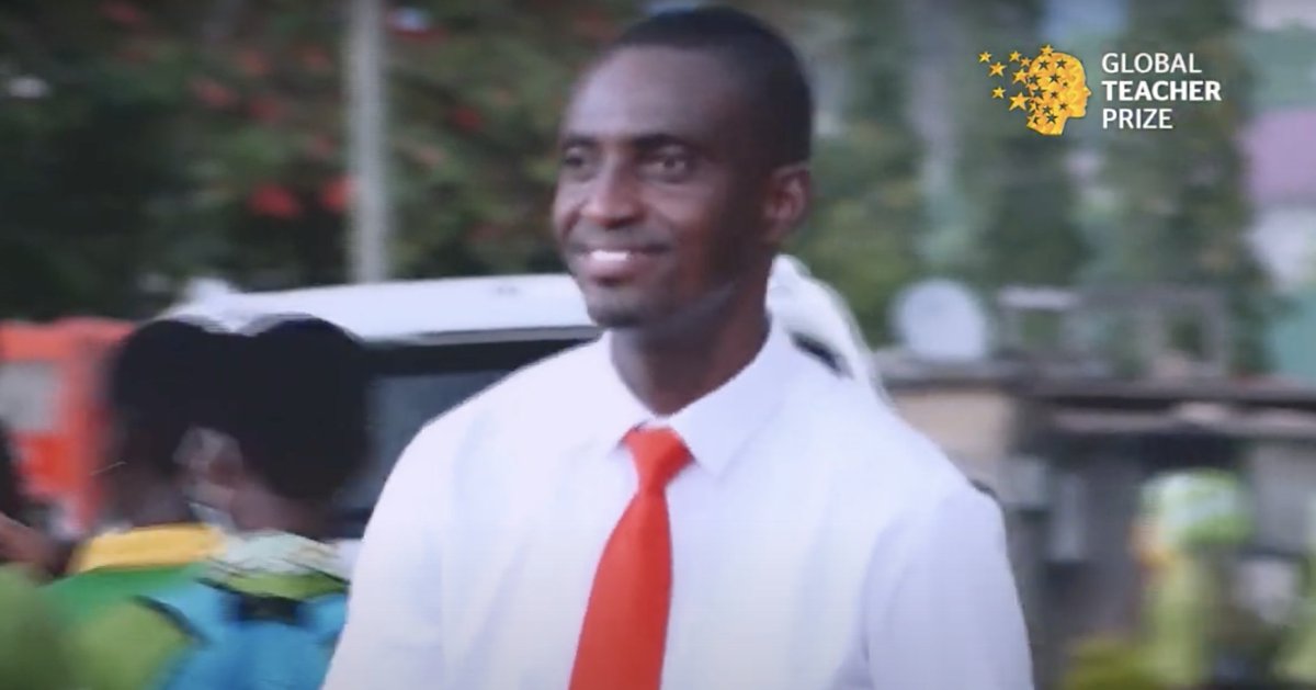 exchangealumni's tweet photo. On the 4th day of the #12DaysOfAlumni, we want to congratulate @FulbrightPrgrm Alumnus & #ExchangeAlumni Evans Odel, who won the @TeacherPrize for his dramatic turnaround of Achimota Senior High and his dedication to teaching: https://t.co/M2Y8mnxcOU @ECAatState @StateDept https://t.co/pnI1lVKBRk