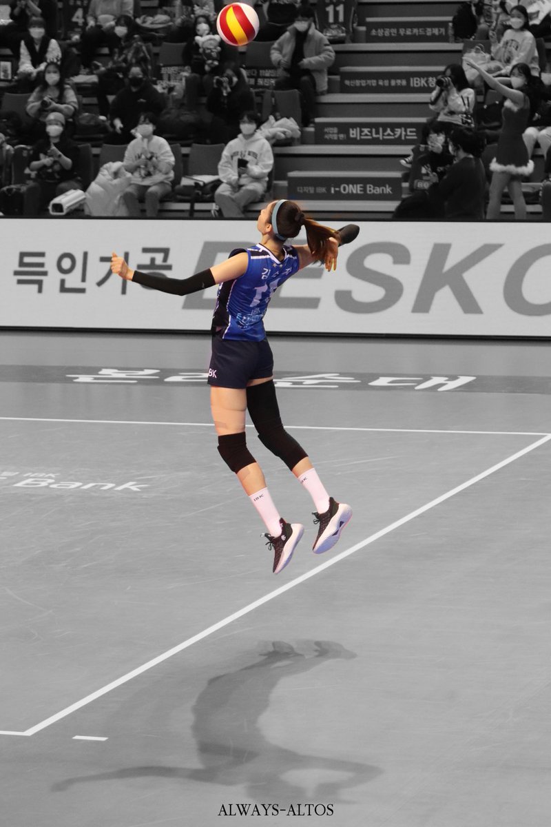 ibk_supp0rt's tweet photo. 2021년의 마지막 홈 경기💙

우리 선수들 모두 너무 수고 많았어요💪🏼🔥

#AlwaysAltos https://t.co/bv0XXgyB9C