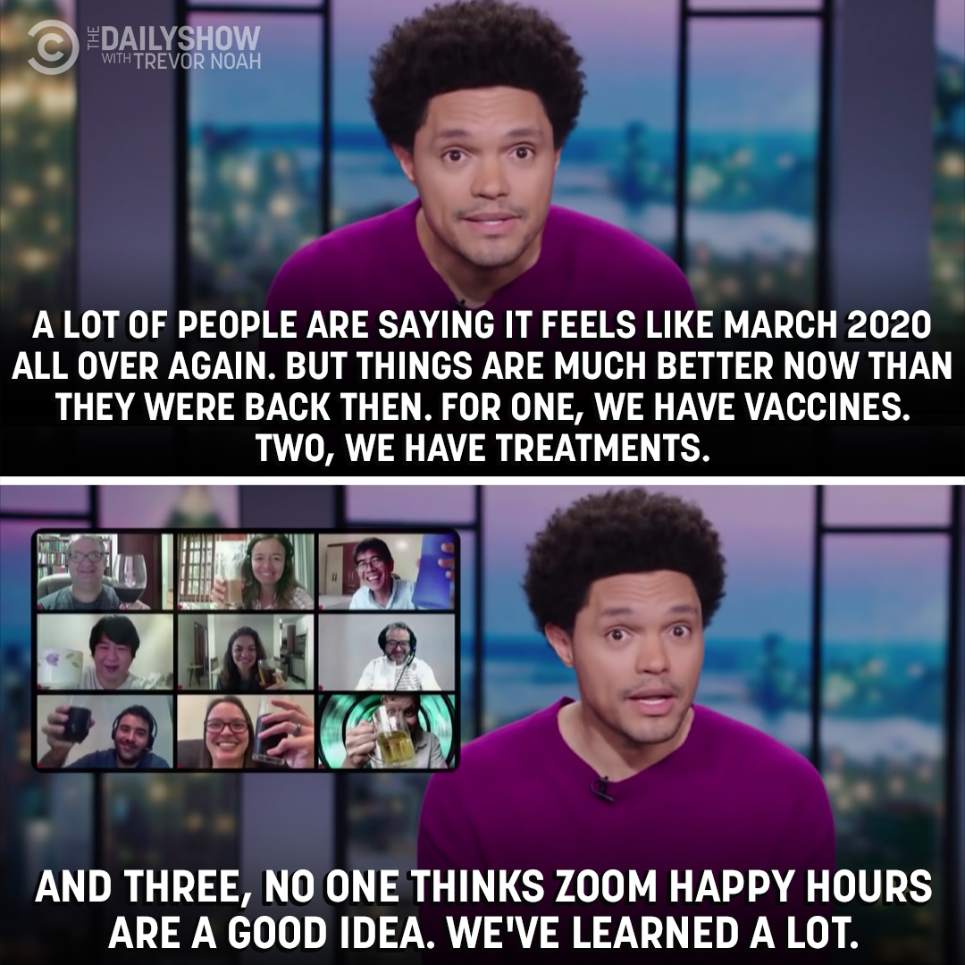 Are we backsliding in our fight against Covid? Maybe. But let’s look on the bright side. youtu.be/XlAguBs4bLA