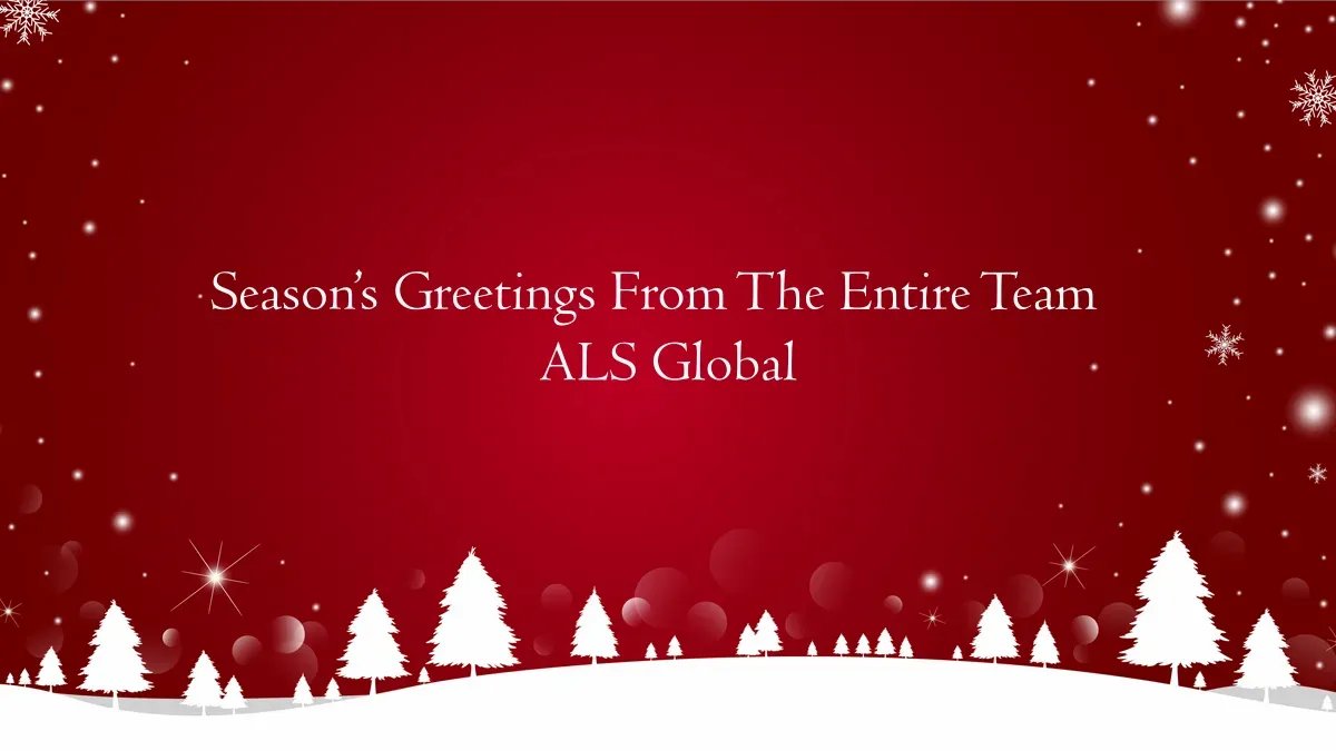 ALS__Global's tweet photo. ALS Global: We wish you a very Happy Holiday season and a peaceful and prosperous New Year. 🧑🏻‍🎄🎄🎁 https://t.co/fEngVpUo0p