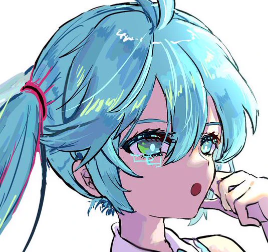 めっちゃ久しぶりにミク描いた! 