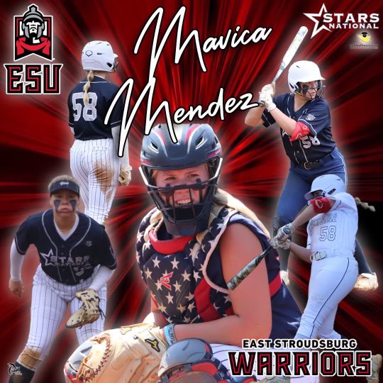 Congratulations to @MavicaMendez23  & the Mendez family! Mavica has accepted an offer and verbally committed to East Stroudsburg University to continue her Student athletic career ! Thank you to coach @JaimeWohlbach and ESU staff! @Bryangarrettca1 @18USNGarrett @ExtraInningSB