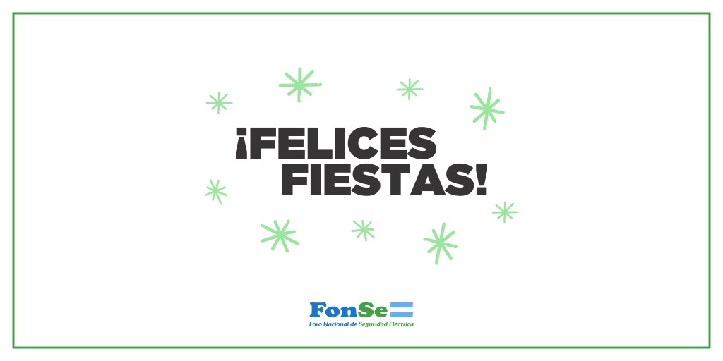 fonseargentina's tweet photo. 🎆 ¡Les deseamos una #FelizNavidad y un próspero #AñoNuevo! 🎆
💪 Sigamos trabajando por la #SeguridadEléctrica y por ciudades más seguras.

¡Felicidades! https://t.co/dxC2KkoXf6
