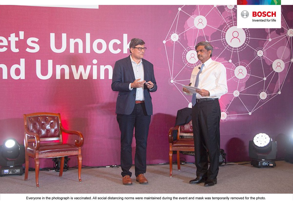 BoschSoftware's tweet photo. What a fabulous way to hit refresh and set the tone for 2022. #RBEI thanks Shiv Shivakumar, Group Executive President – Corporate Strategy, Aditya Birla Group, for his talk, “Transform to Thrive” at the strategy workshop held yesterday. Here’s a glimpse from the session. https://t.co/SCuoly8hxw