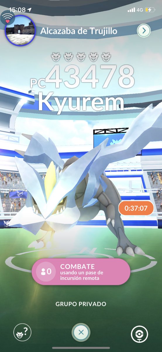 GoWady's tweet photo. Kyurem raid now!! Add me, my code is 8556 0275 2370. First 5, be online please #PokemonGoRaid #KyuremRaid https://t.co/VY9aGpFPJO