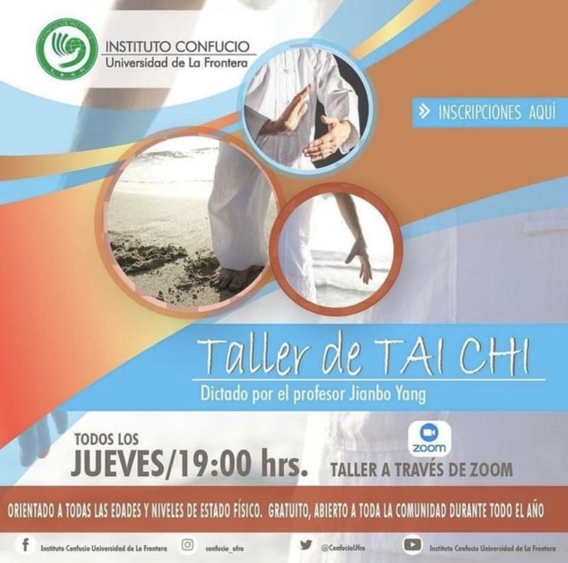ÚLTIMO DÍA DE TAI CHI ONLINE!! 

Te esperamos a partir de las 19:00 hrs 🕖 con la última jornada online de Tai Chi ✨ Como siempre, el link de inscripción aquí 👇!

cutt.ly/cTmMaKo

¡Quédate atentx a nuestras redes sociales que pronto se vienen novedades!😏🧘‍♀️🧘🧘‍♂️

#taichi