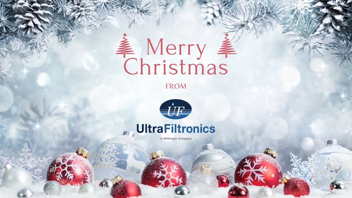 UltraFiltronics's tweet photo. Merry Christmas from UltraFiltronics! Our office will be closed on Friday, December 24th. If you need emergency service, please call 781.961.4775. https://t.co/tJ4Y5WgLs4