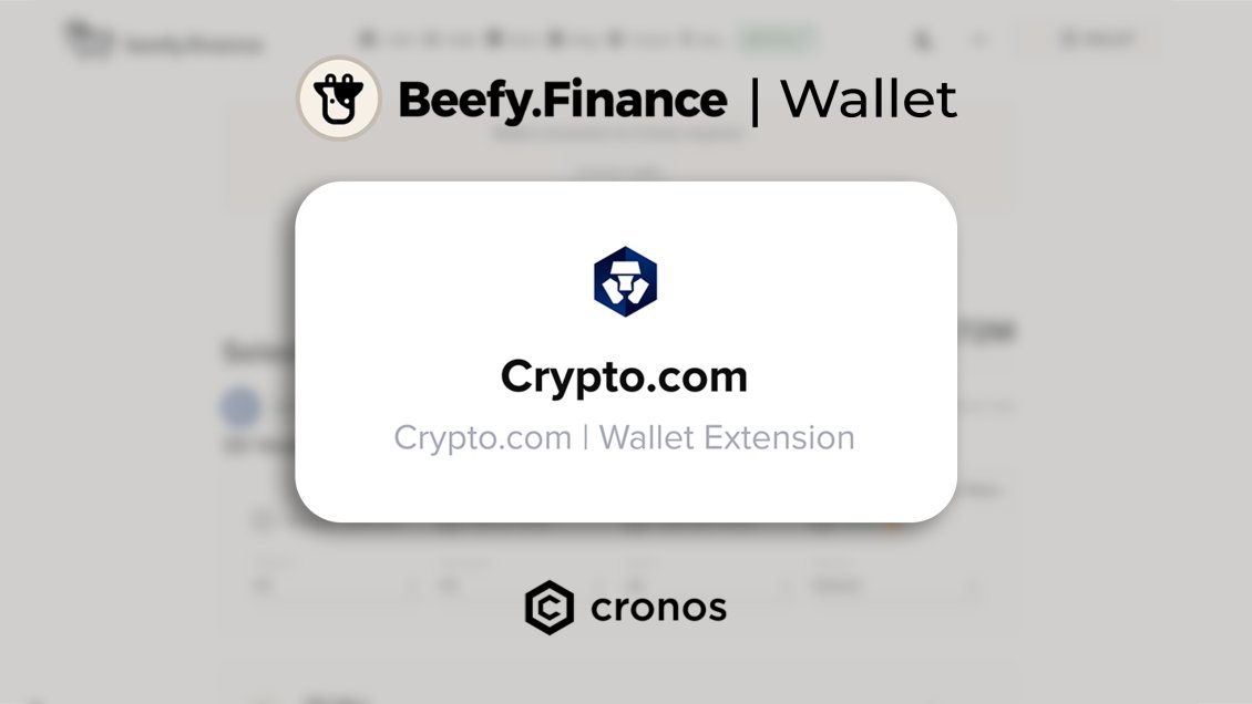 beefyfinance's tweet photo. The https://t.co/SyPmZPPTHV #DeFI wallet extension is now fully supported on Beefy. 🥳 

1. Go to https://t.co/T1kbmdGOwj and click on #CryptoComDeFiWallet.
2. You're connected. Pick a vault and #EarnMore 

#BeefyonCryptocom #FFTB  #CROARMY #CroFam @cronosapp @Cryptocom https://t.co/00KUw50e02