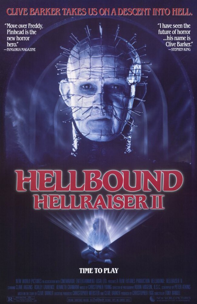 The_Bandit1980's tweet photo. Movies that were released on this day (Dec. 23) in horror history!
#HellboundHellraiser2 (1988)
#TheBoneSnatcher (2003)
#Pulse3 (2008)
@kinky_horror @LolaMurder @ConnieJoJo2 @streamrest @Embalmist @AgeofSmut @Localpwincess1 @Stephanieforts3 @grannytrap @madaboutHolly @halogirl22 https://t.co/5Ip4yRvBGP