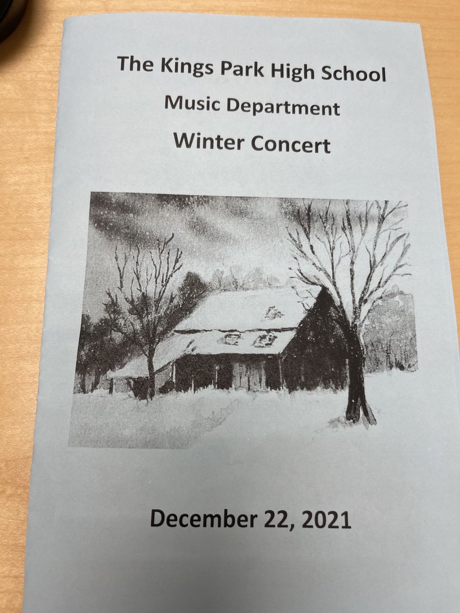 KingsParkHS's tweet photo. The Winter concert was wonderful!! Thank you Concert Band, Orchestra and Symphonic Winds. https://t.co/q1HP9EdeEr