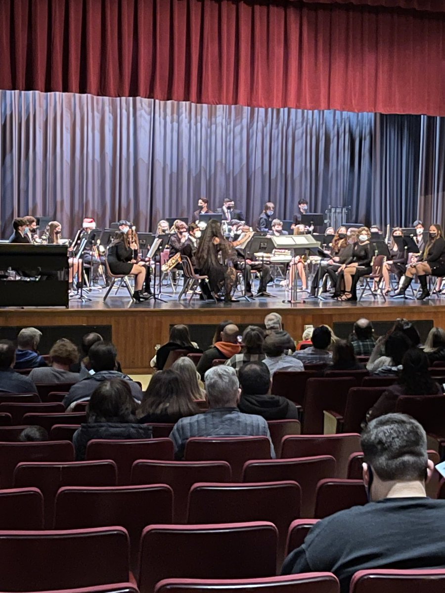 The Winter concert was wonderful!! Thank you Concert Band, Orchestra and Symphonic Winds.