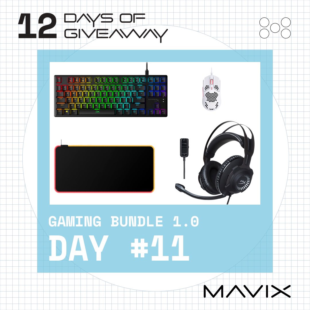 mavixchairs's tweet photo. 🎁 12 Days of Giveaways 
😁 Day 11
⭐️ Gaming Bundle 1.0

Entry requirements in the comments ⬇️ https://t.co/jt1ZjxEcm8