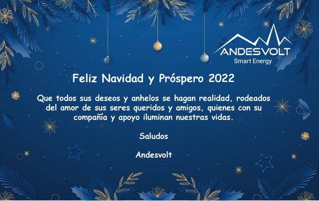 AndesVolt's tweet photo. ¡Feliz Navidad y un exitoso 2022 les desea Andes Volt! https://t.co/ETOa6ysq55
