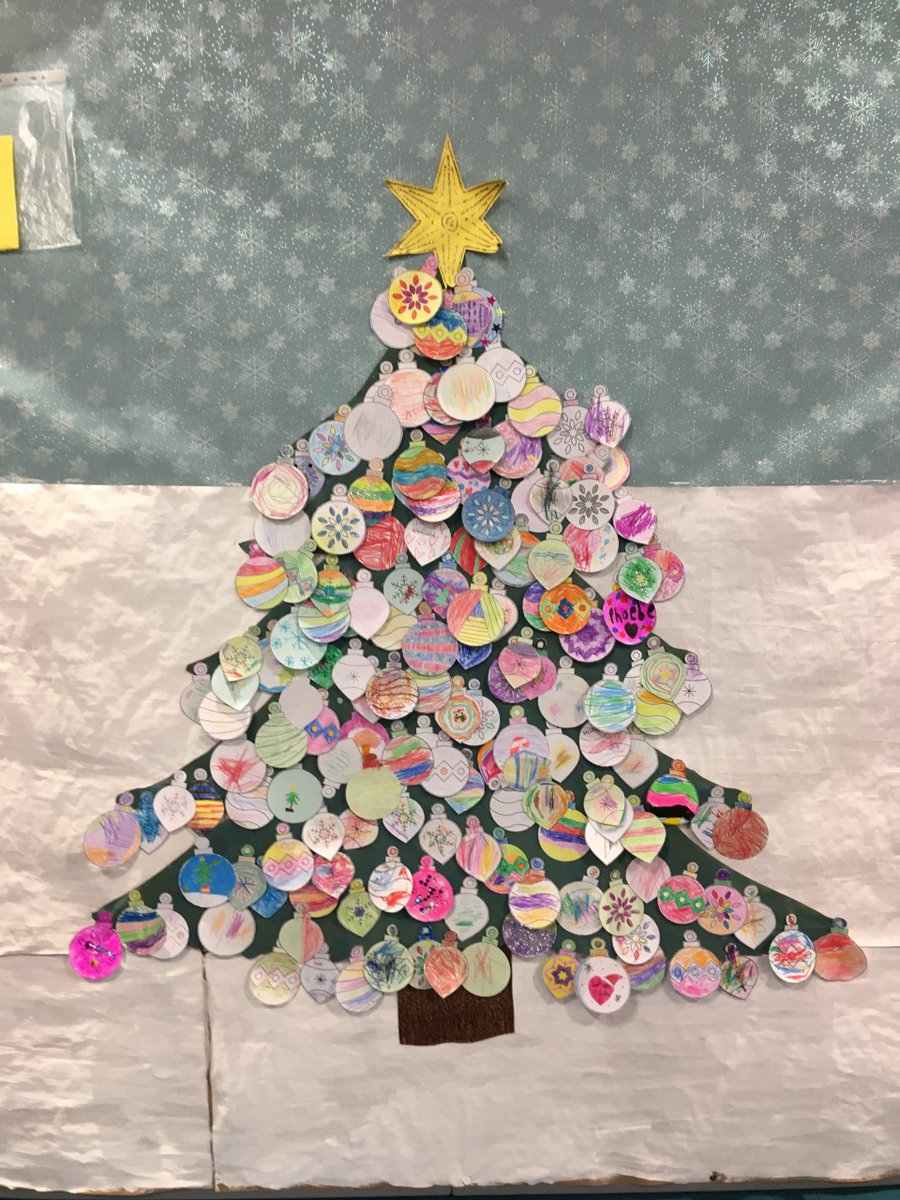HorleyLibrary's tweet photo. With just one day to go until we close for our Christmas break, we thought we'd share our beautiful "baubled" Christmas tree! Is "baubled" even a word? It is now! Thank you to every child who coloured in a bauble a popped it on our tree - it's been so much fun!
@SurreyLibraries https://t.co/qumA1VnIRB