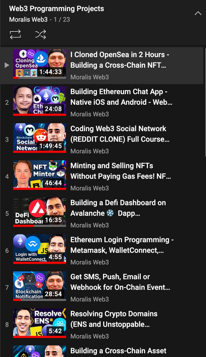 IvanOnTech's tweet photo. I'm compiling THE PLAYLIST for learning web3 development

Any use-case
Any chain
Any platform

We have free content for everyone

https://t.co/JEcxuxEQLW https://t.co/jKp7K17NI1