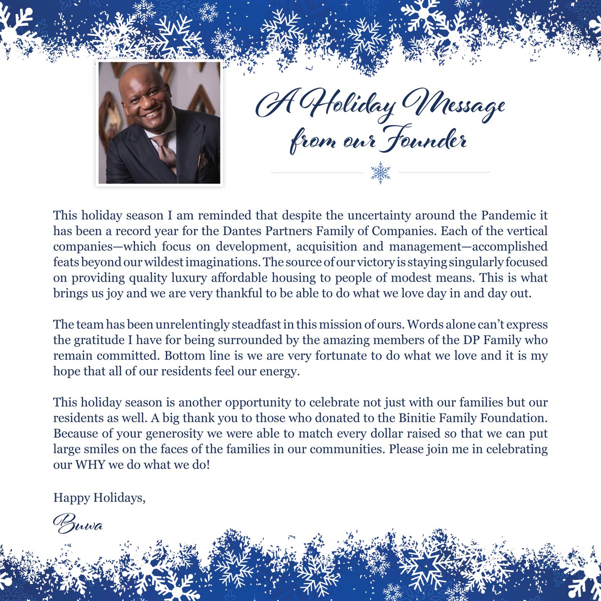 A time of reflection and gratitude!