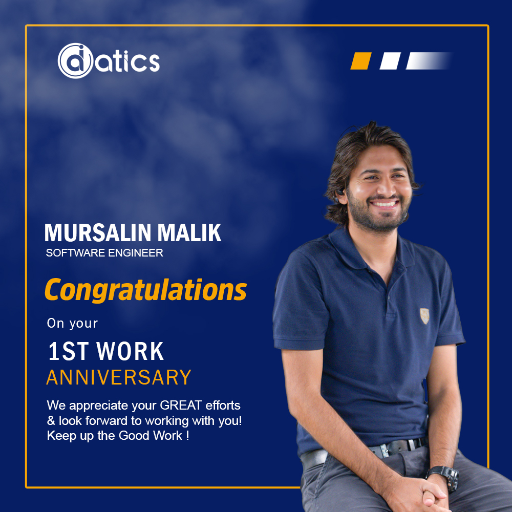 datics_ai's tweet photo. At Datics AI, we understand and recognize the value of an excellent resource. And some of our most invaluable employees, Mursalin and Taimoor, prime examples of our exemplary work ethic, are no exception. Happy work anniversaries to our superstars. ๐คฉ
#WorkAnniversary #DaticsAI https://t.co/3sx6DUO7Y2