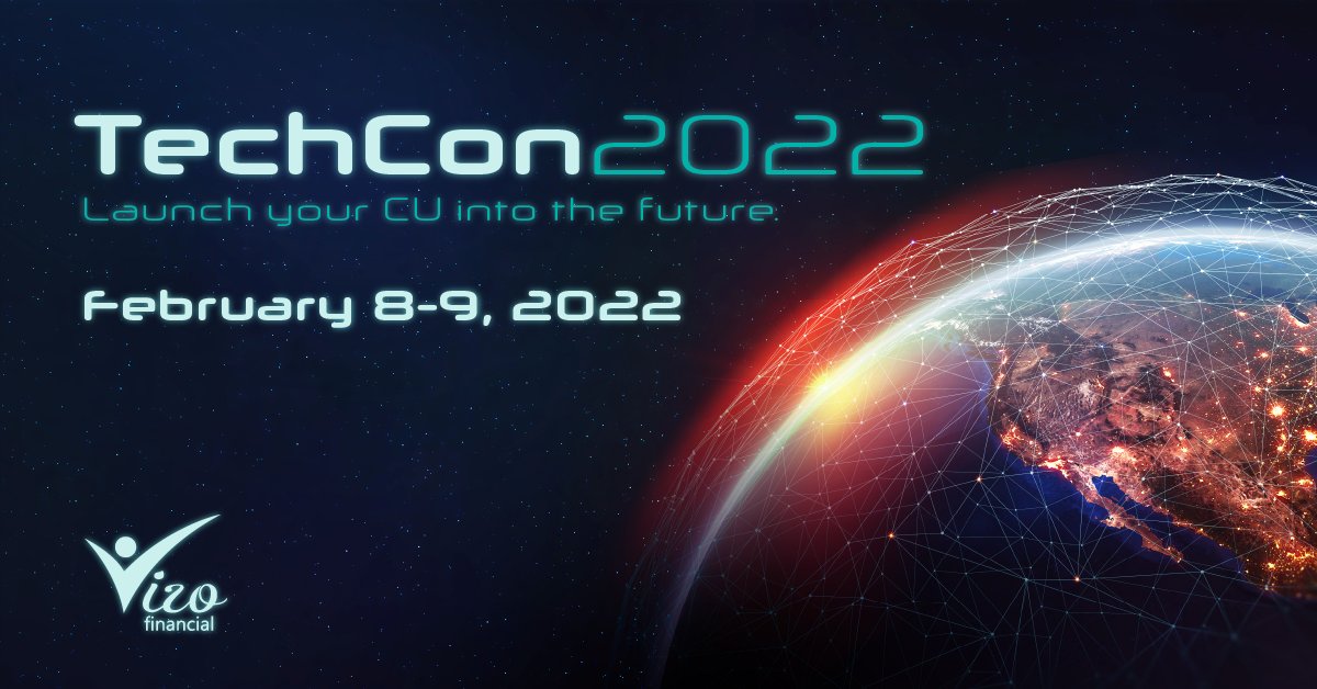 VizoFinancial's tweet photo. Who’s ready for some fintech education? We definitely are! So, make sure you join us on Feb. 8-9 for our virtual TechCon event. Find out all the details and register today… https://t.co/3mlwsJtj2O #VizoTC22 #Fintech #CUSuccess https://t.co/bTZgLgpFdI