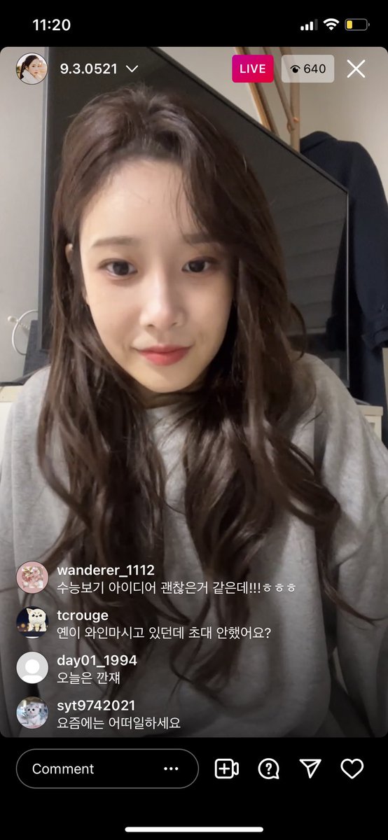 jiaezone's tweet photo. jiae is going live on instagram right now!! go watch her!! https://t.co/kOw2Luk657
