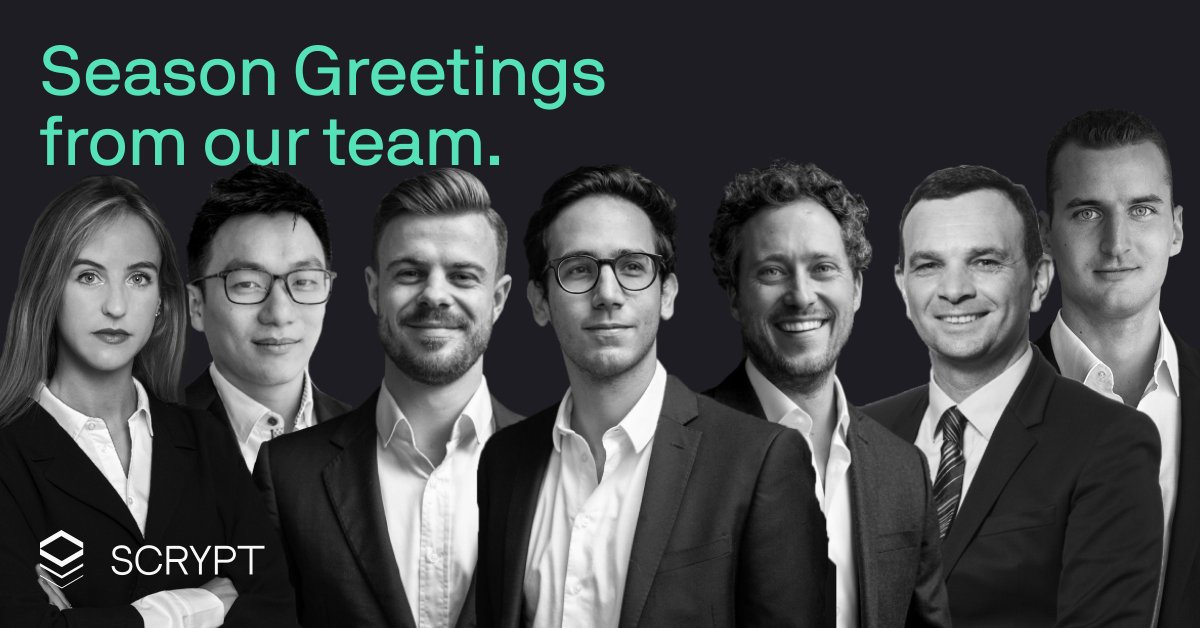 Scrypt_Swiss's tweet photo. It's been an incredible year. Goodbye 2021 and welcome 2022! SCRYPT team is wishing you a wonderful holiday. We look forward to continuing the journey with you in 2022. Talk to you in a few days!

@FireblocksHQ @BCBcrypto @chainalysis @blockworks @MAMA_global @Coincoverglobal https://t.co/8Xm5cFv3MP