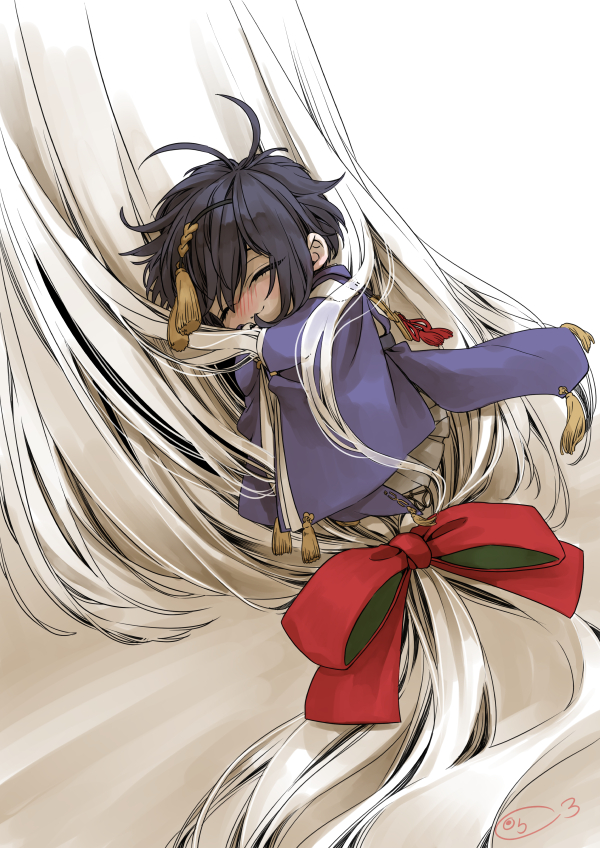 三日月宗近(刀剣乱舞) 「よいもふを 」|おさかな🐟のイラスト