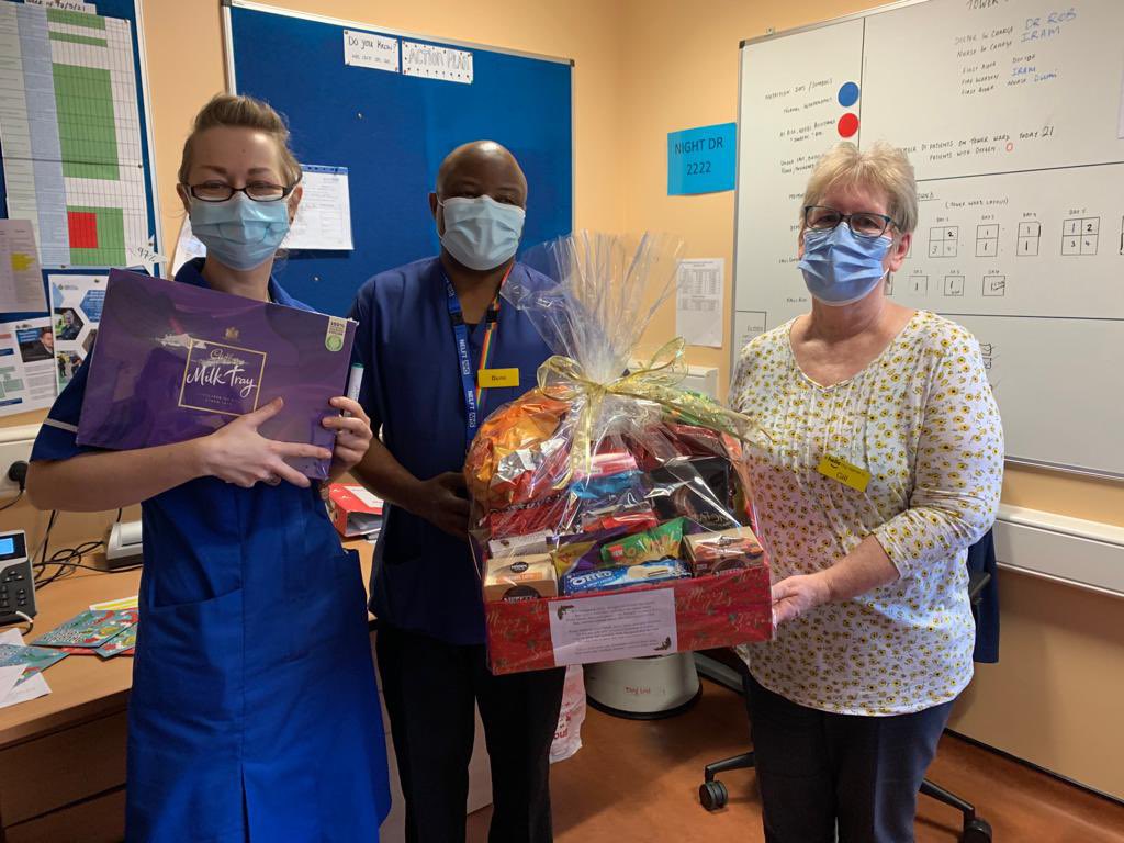 Thank you very much Tina Brodrick and Catherine Butcher from EPUT trust for giving our ward this lovely bundle gifts. #upinthetower #tweetsfromthetower #Eputgifting #NHS #Santashasvisited #christmasspecial #BetterThanSanta #Towerwardupdates