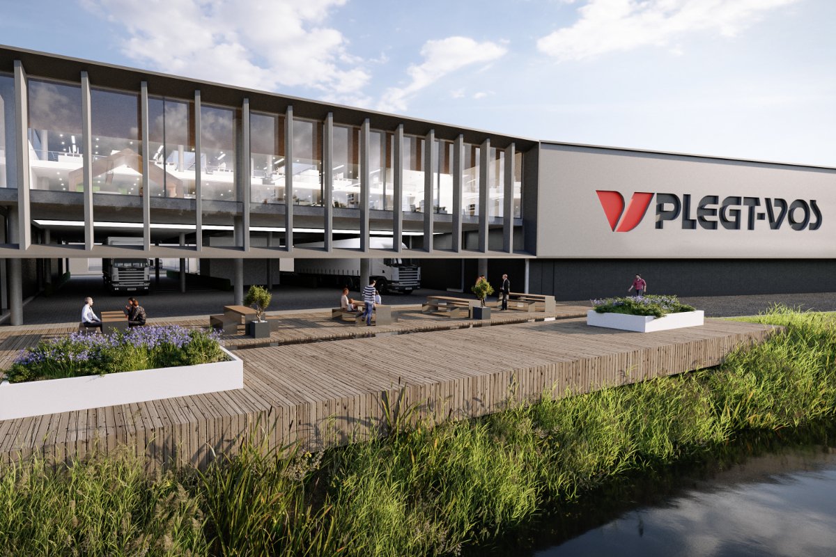 twente's tweet photo. Earth is calling... Plegt-Vos 🌎

Bouwbedrijf Plegt-Vos kan met hun nieuwe fabriek niet alleen 1300 tot 2000 woningen per jaar produceren, ook is er straks een CO2 reductie van 80%! 

Lees het artikel! 👉 https://t.co/R0y440TOqq

#twente #duurzaambouwen #plegtvos https://t.co/4JXAYCSL0z
