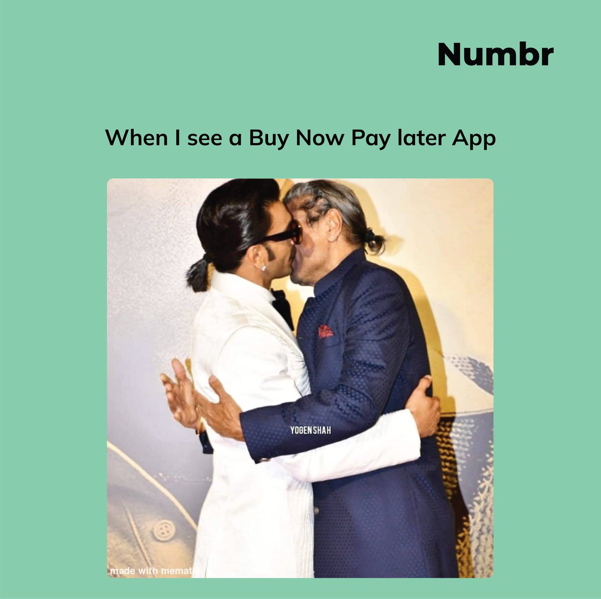 getnumbr's tweet photo. I should start saving from next month 🥺

#savings #investing #bnpl #RanveerSingh #DeepikaPadukone #83 #bollywoodmeme https://t.co/wqpB9MssqK