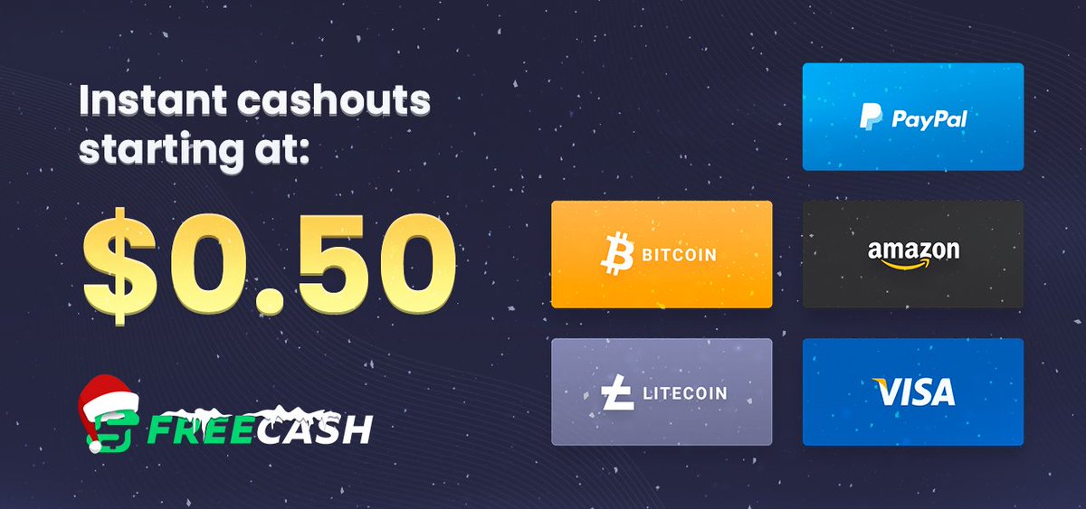 freecashcom's tweet photo. Remember that you can cash out super fast &amp; easy on https://t.co/a77AQ9MOHn 💸 https://t.co/YwZ9CCVYAi